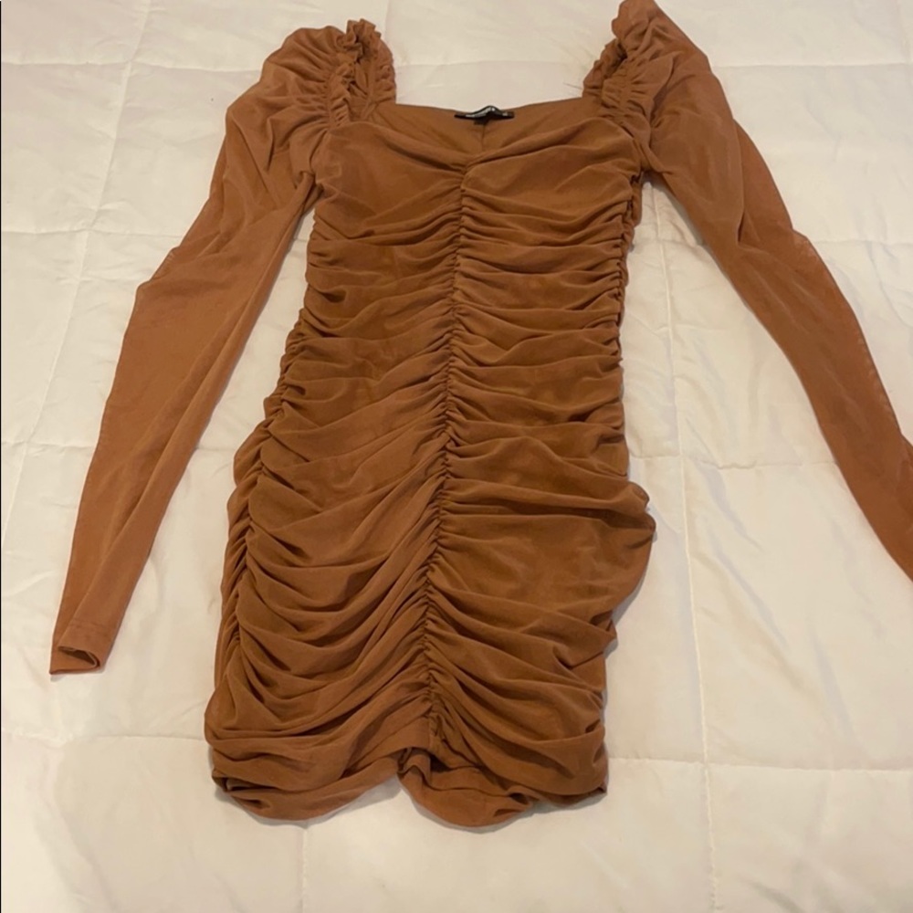 Tan dress